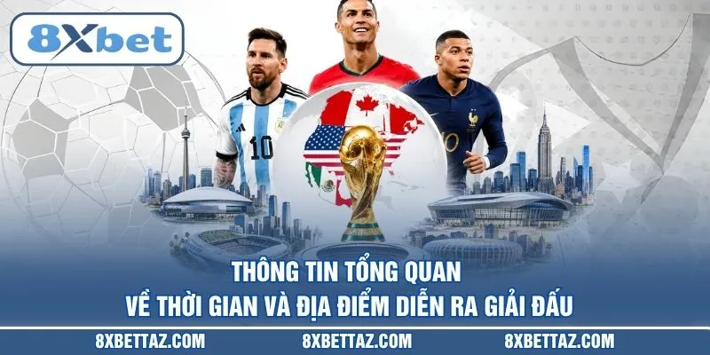 Thông tin tổng quan về thời gian và địa điểm theo Lịch World Cup 2026